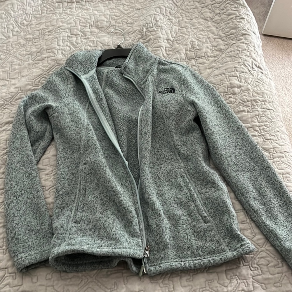 North face zip up jacket